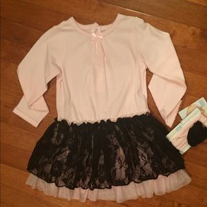 Cotton/Lace Dress - NWT